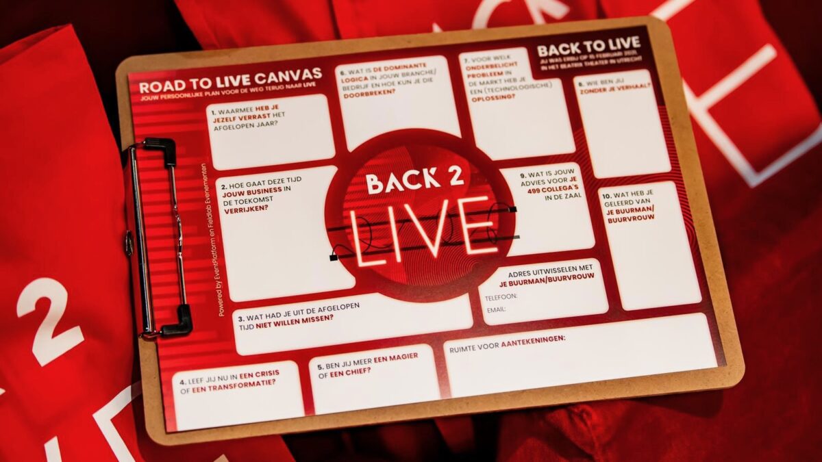 Back 2 Live Road to Live Canvas vragenlijst