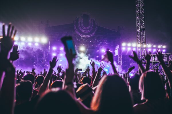 Festival uitgelicht in paars