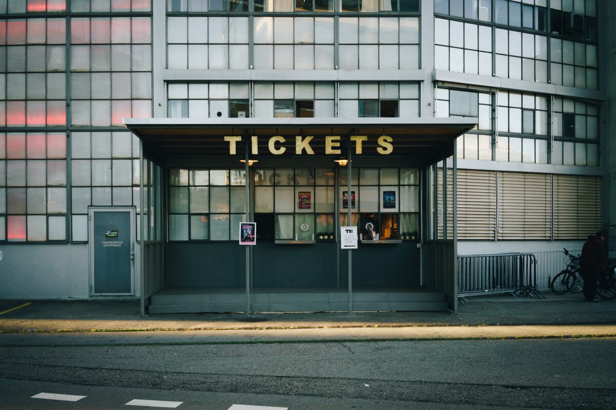 Gebouw waar je tickets kunt kopen