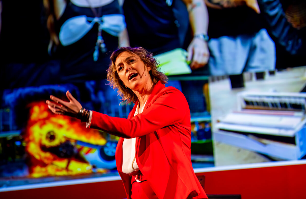 Jitske Kramer tijdens Back to Live foto-Nico Alsemgeest