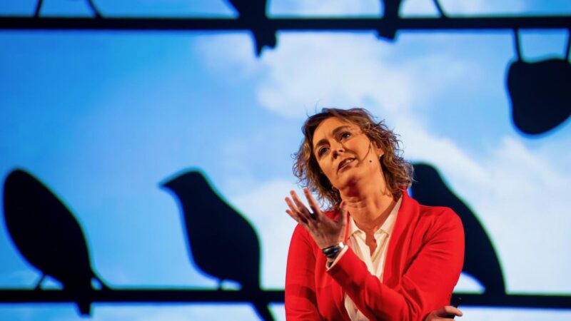 Jitske Kramer tijdens testevent in Beatrix Theater