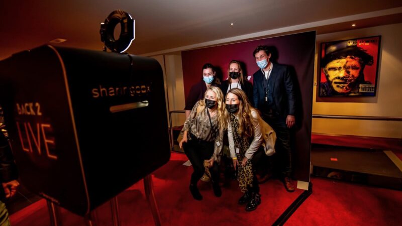 Sharingbox fotobooth tijdens Back 2 Live congres in Beatrix Theater