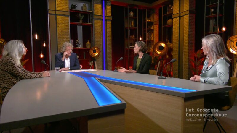 Vergadertafel talkshow