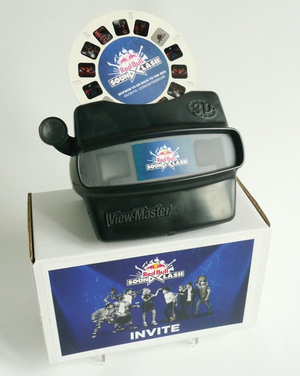 Communicatie events via Viewmaster voor Red Bull