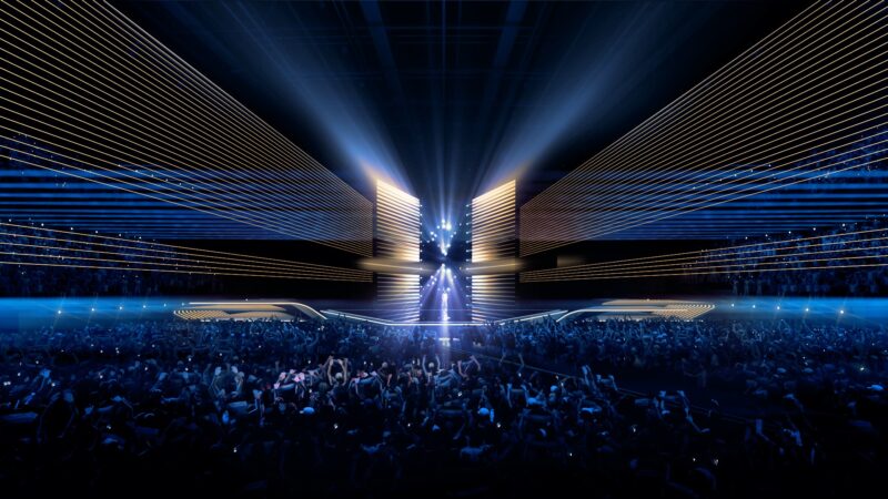 Eurovisie Songfestival podium