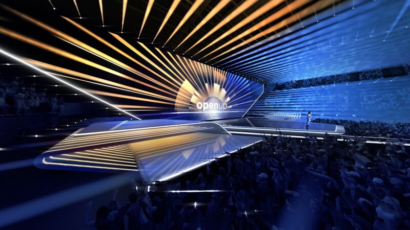 Eurovisie Songfestival podium
