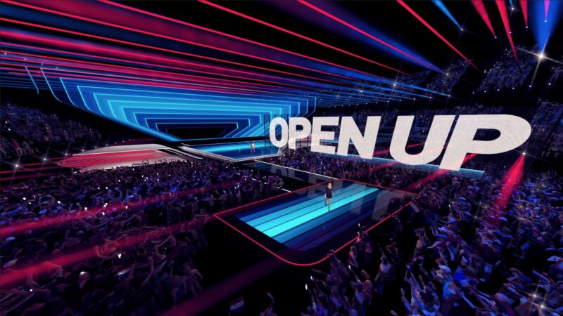 Eurovisie Songfestival podium