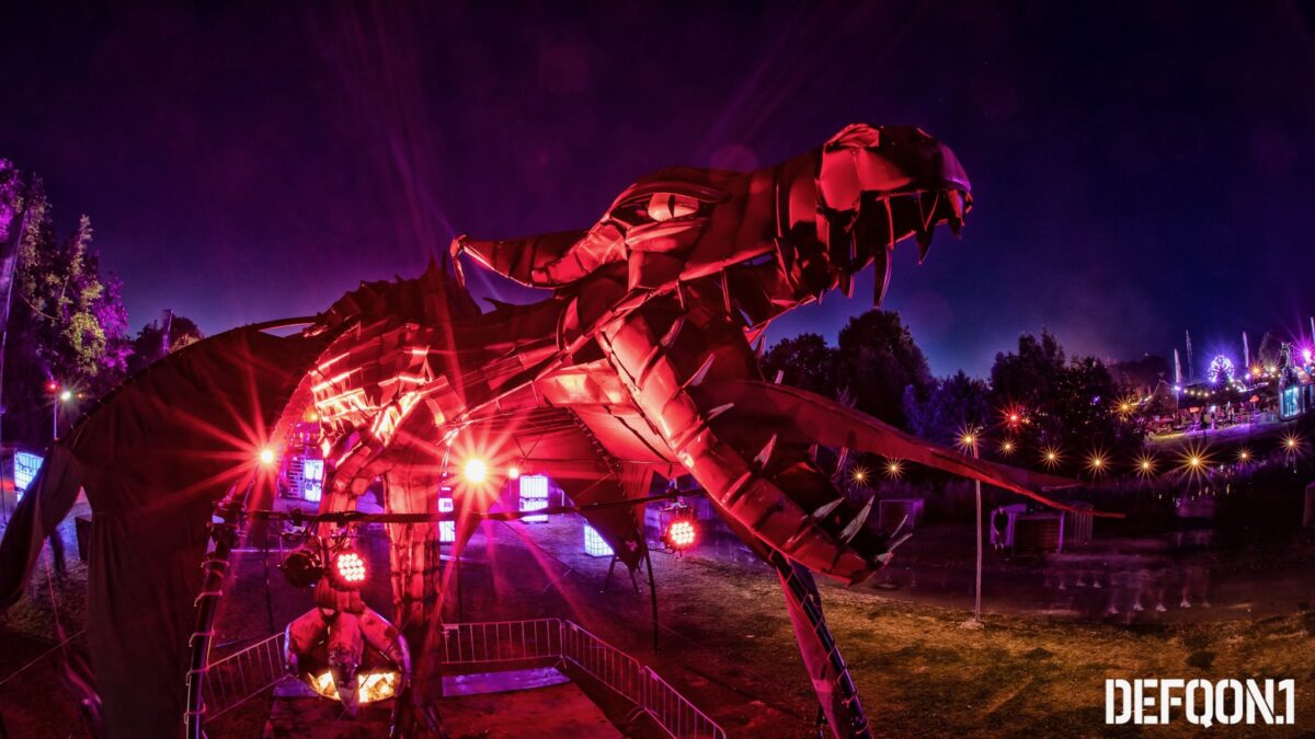 Scrap Design kachel in vormen van draak voor op festivals en events