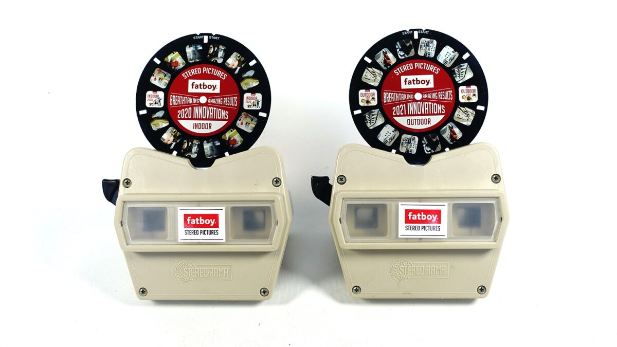 Viewmaster foto 3d apparaat voor Fatboy