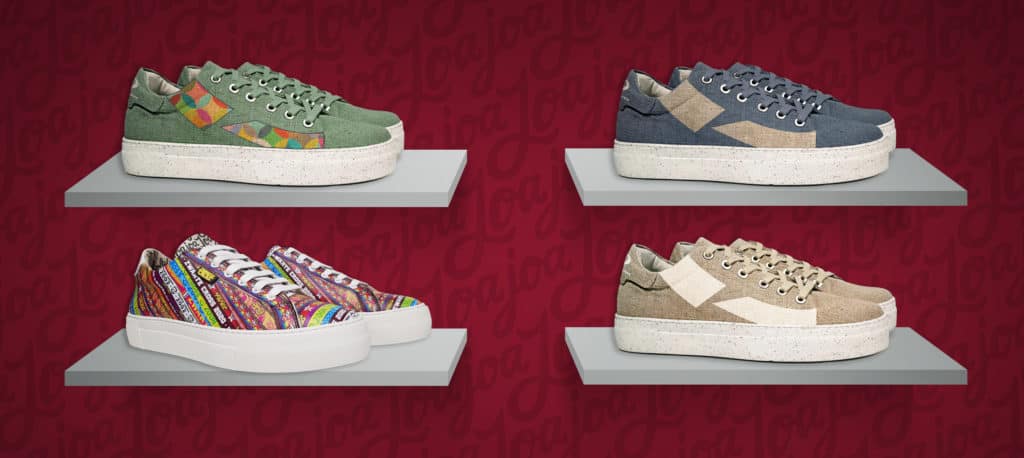 Zwarte Cross sneaker