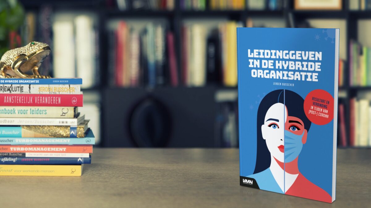 Leidinggeven in de hybride organisatie boek van Jeroen Busscher