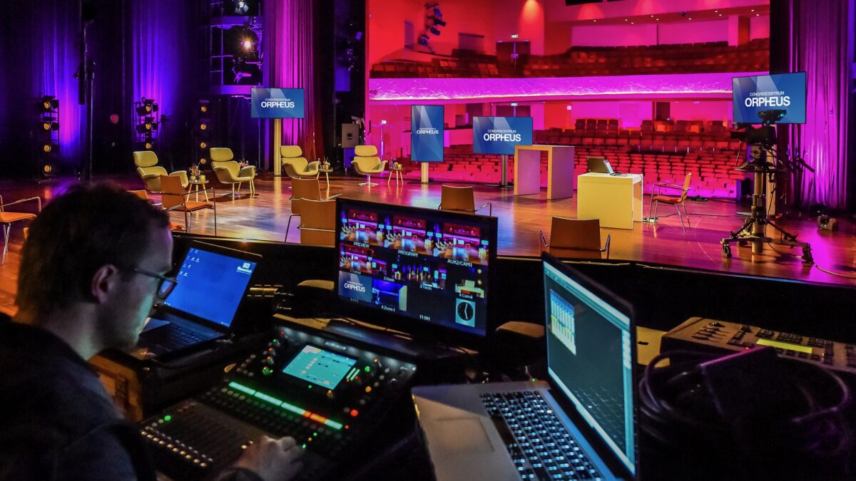 Online event in de Rabobankzaal Congrescentrum Orpheus