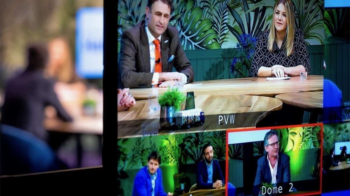 Bas Dalm - RAI Amsterdam online event schermen van registratie