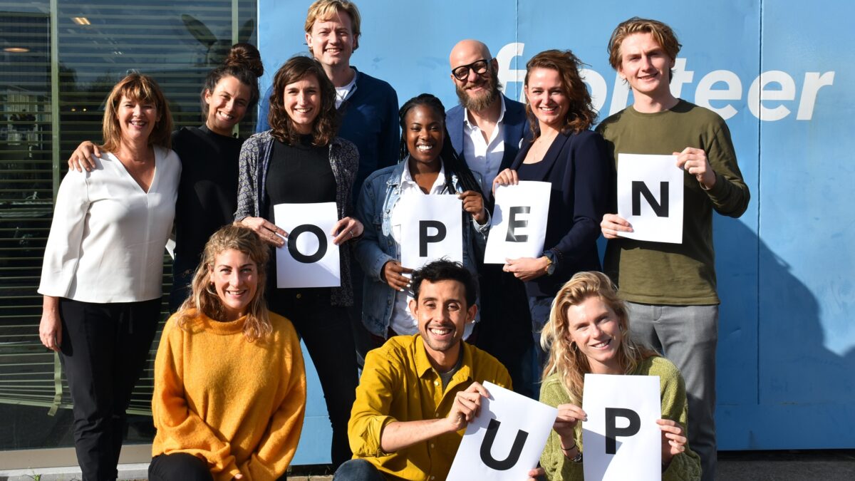 Fronteer I Team Fronteer dat meegewerkt heeft aan co-creatie Songfestival thema