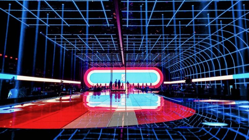 MTV Aawards Seville - decor mer rasterlampen Unbranded