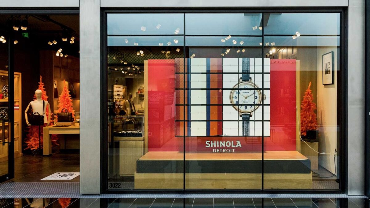 Picture Flap -Shinola reclame