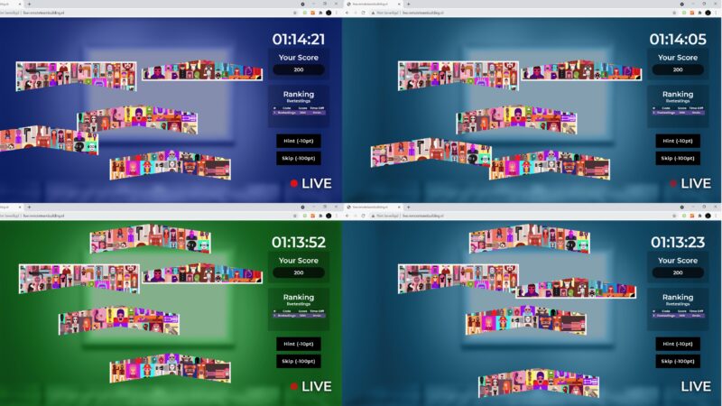 The Box Company Remote Teambuilding - screenshots scherm met spel2