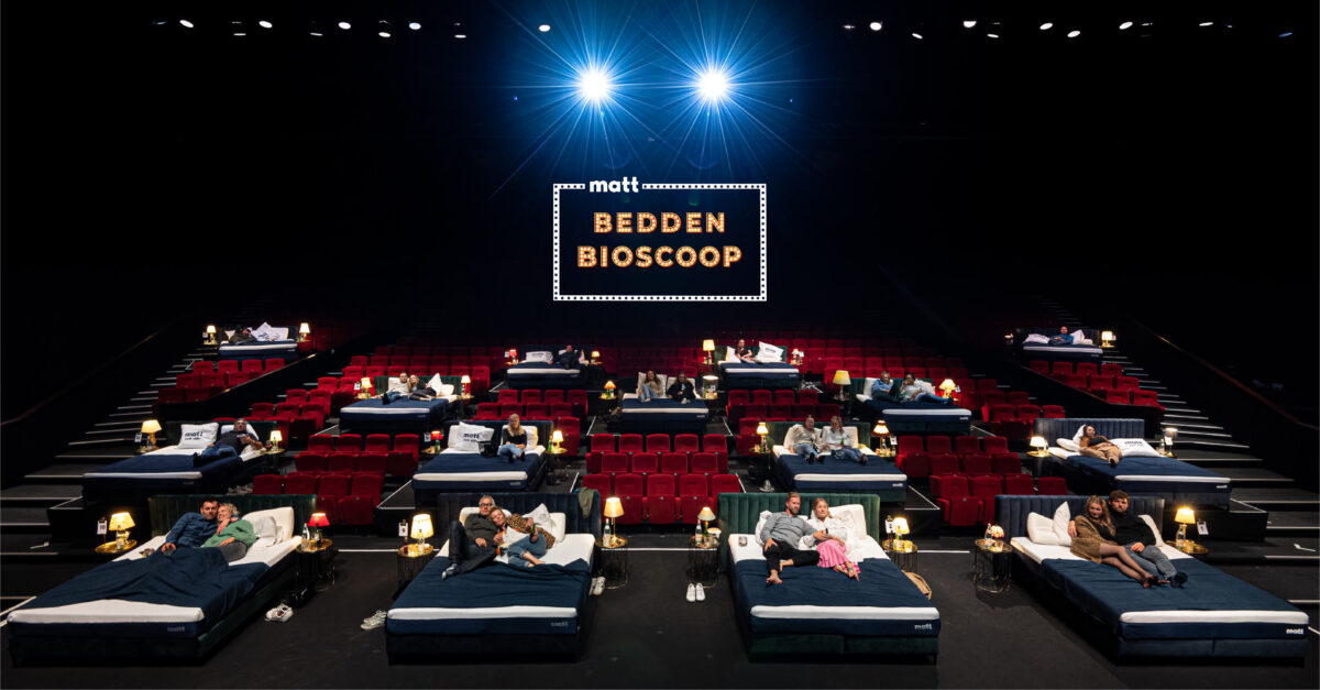 Beddenbioscoop overview with logo