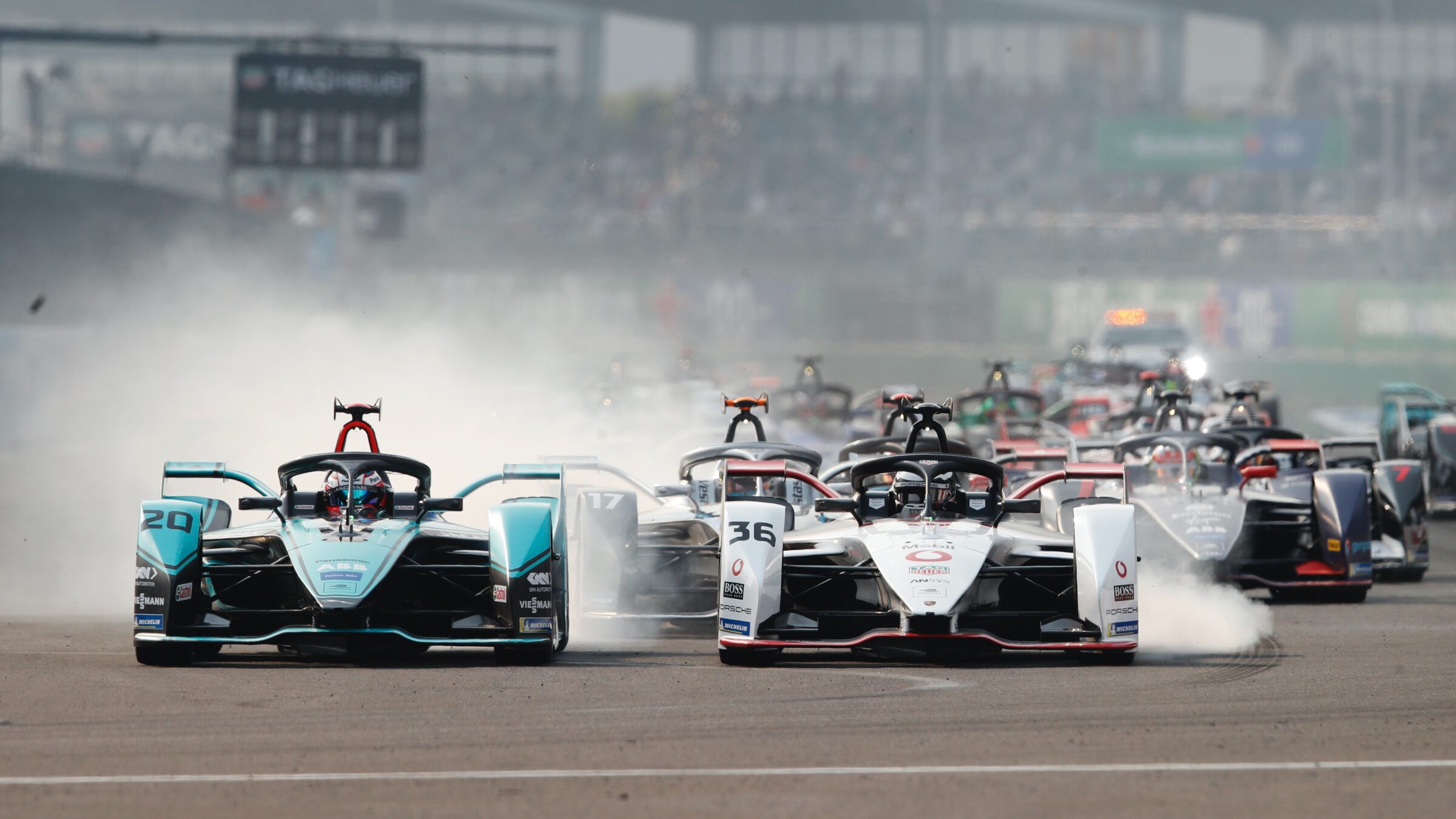 Formule E racewagens