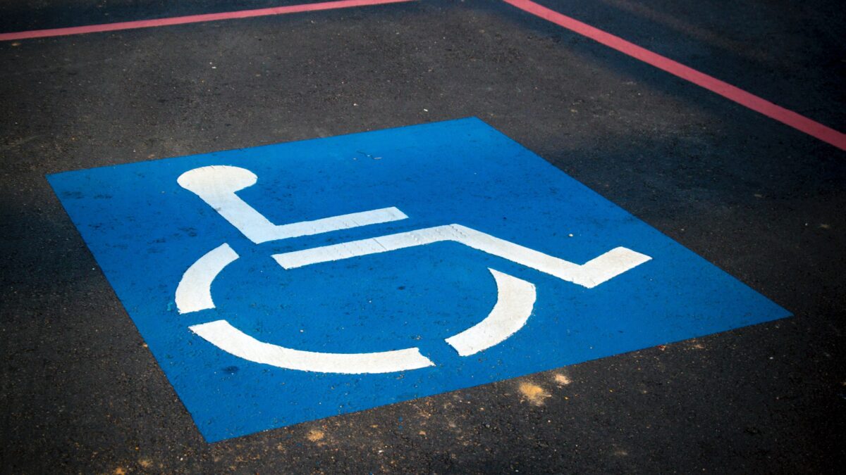 Invalideparkeerplaats sign