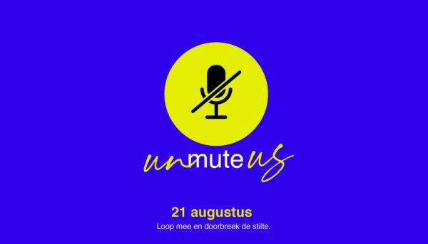 Unmute Us protestmars 21 augustus 2021