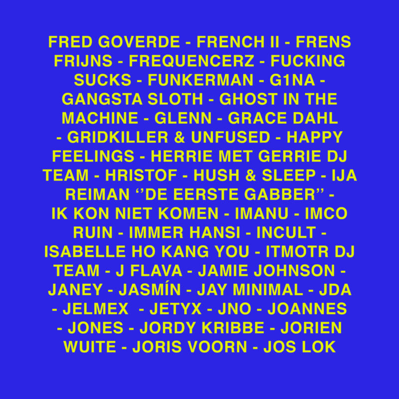 Line up unmute us 11 september