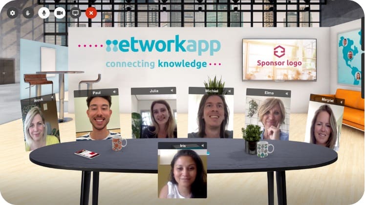 huiskamerbeelden met Networkapp
