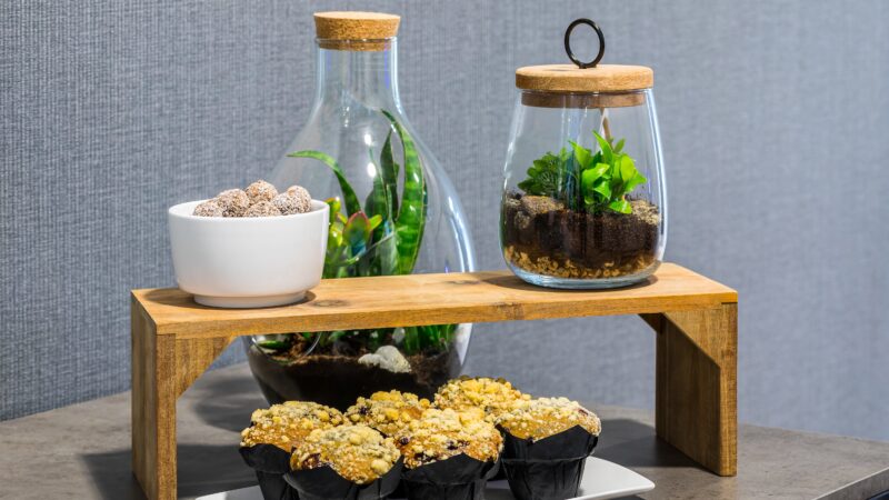 Postillion Den Haag muffins en plantjes