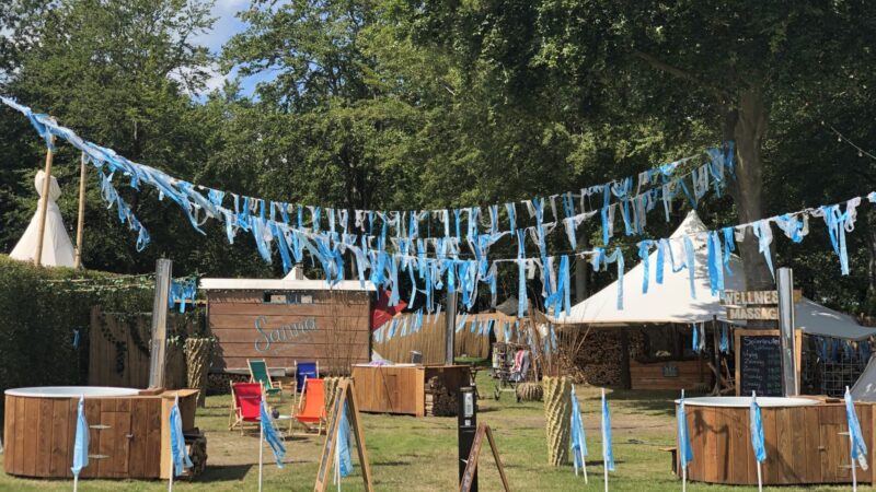 Spieriewierie verzorgt complete wellness areas voor festivals en evenementen