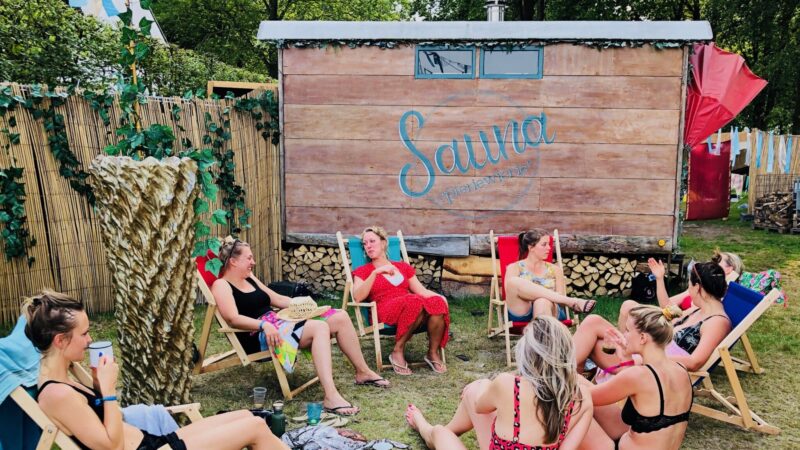 Spieriewierie verzorgt complete wellness areas voor festivals en evenementen