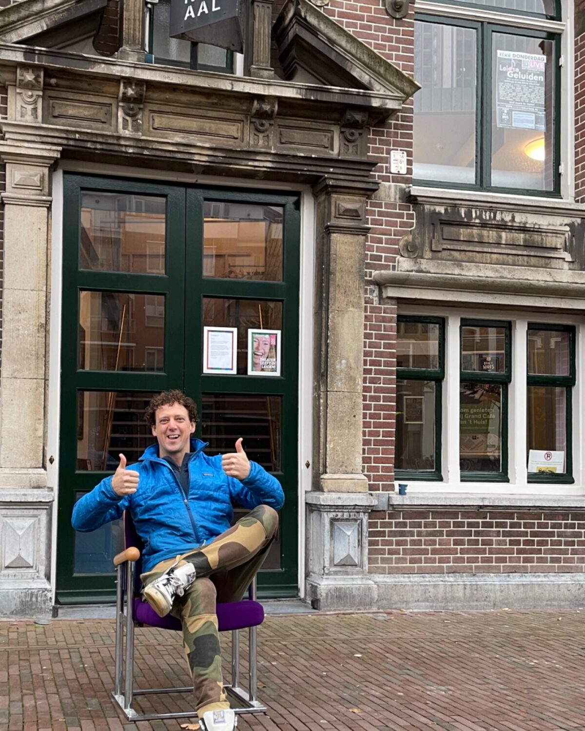 Stoel Stadsgehoorzaal voor Jochem Meijer