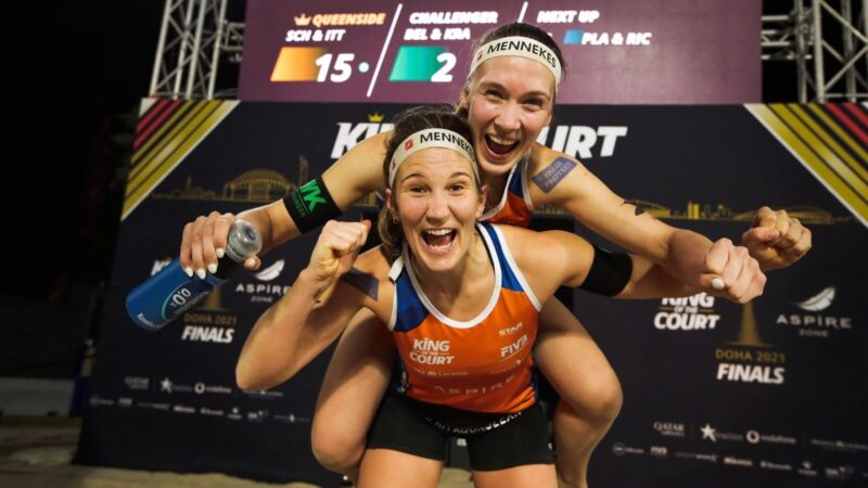 Finalisten King of The Court finals Qatar