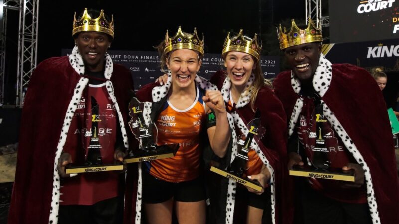 Finalisten King of The Court finals Qatar