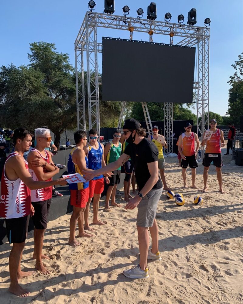 King of the Court Qatar Finale spelers