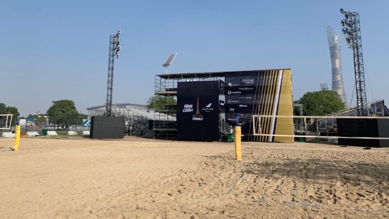 King of the Court Quatar Finale Stadion