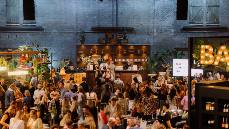 The Food Line-up bar tijdens feestavond