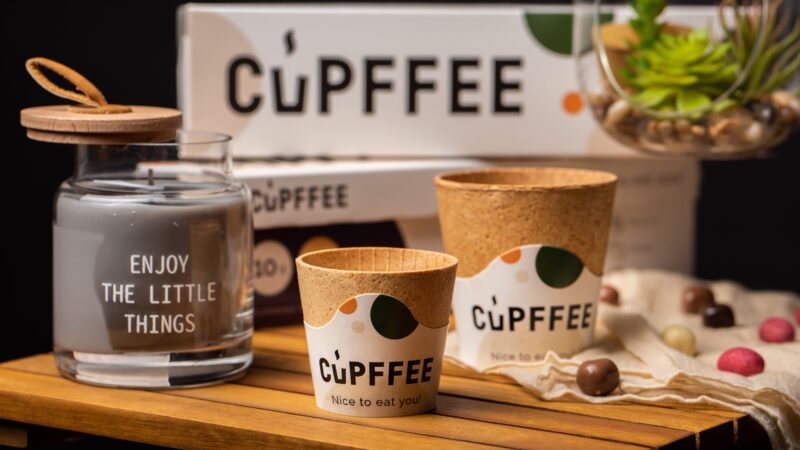 Cupffee eetbare koffie kopjes