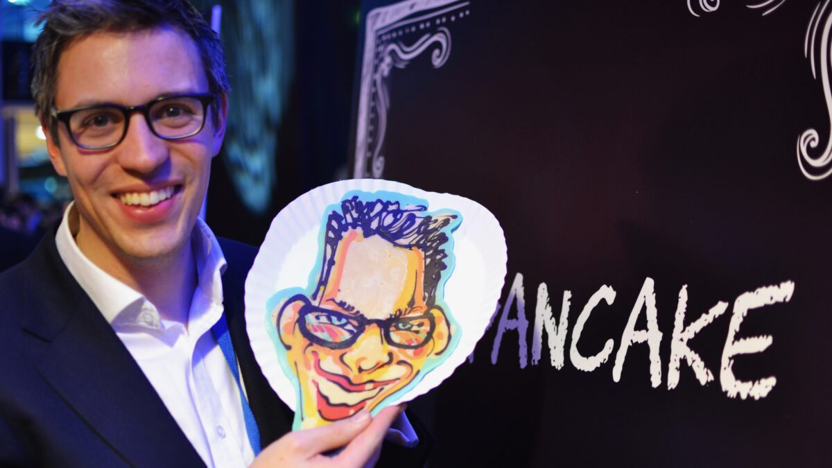 Mr. Pancake levert karikatuurtekeningen waar je van gaat smullen
