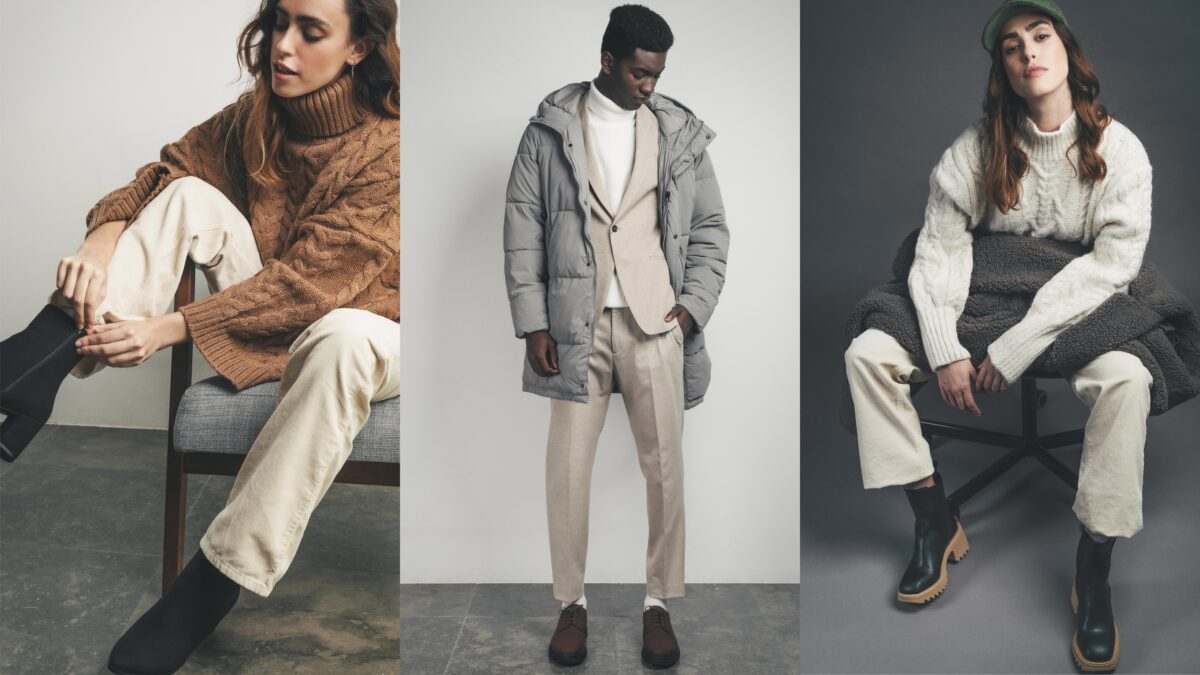 Shop Like You Give a Damn - NAE - 3 modellen die kleding showen