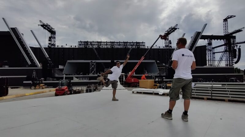 Unbranded verantwoordelijk voor bouw grootste buitenpodium in Duitsland