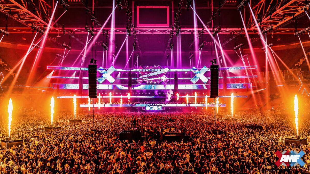 AMF in Johan Cruijff ArenA met 40K bezoekers ‘grootste nachtclub ter wereld’ - Beeld Alda