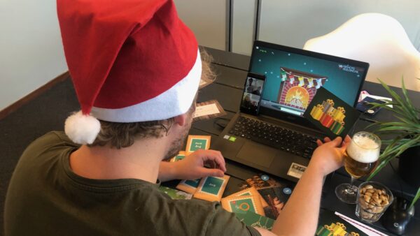 remote teambuilding kerstspecial The Box Company