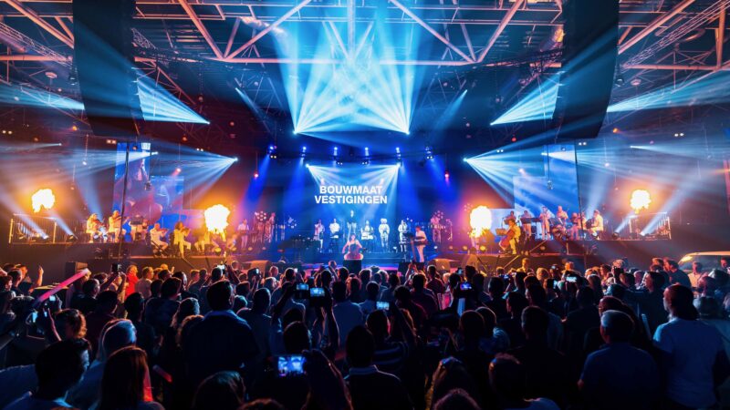 Bouwmaat XXL 2018 feest met band bij Jaarbeurs