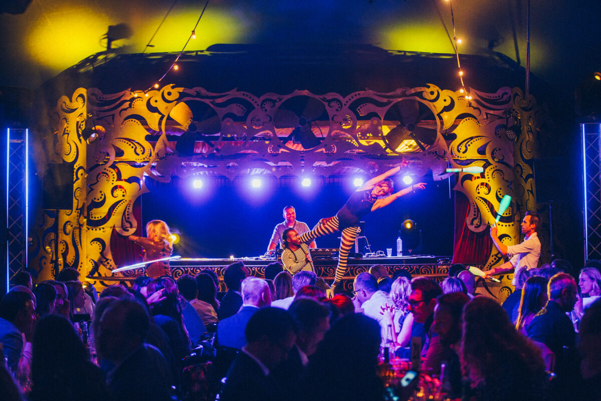 Circustent Thuishaven diner kerst