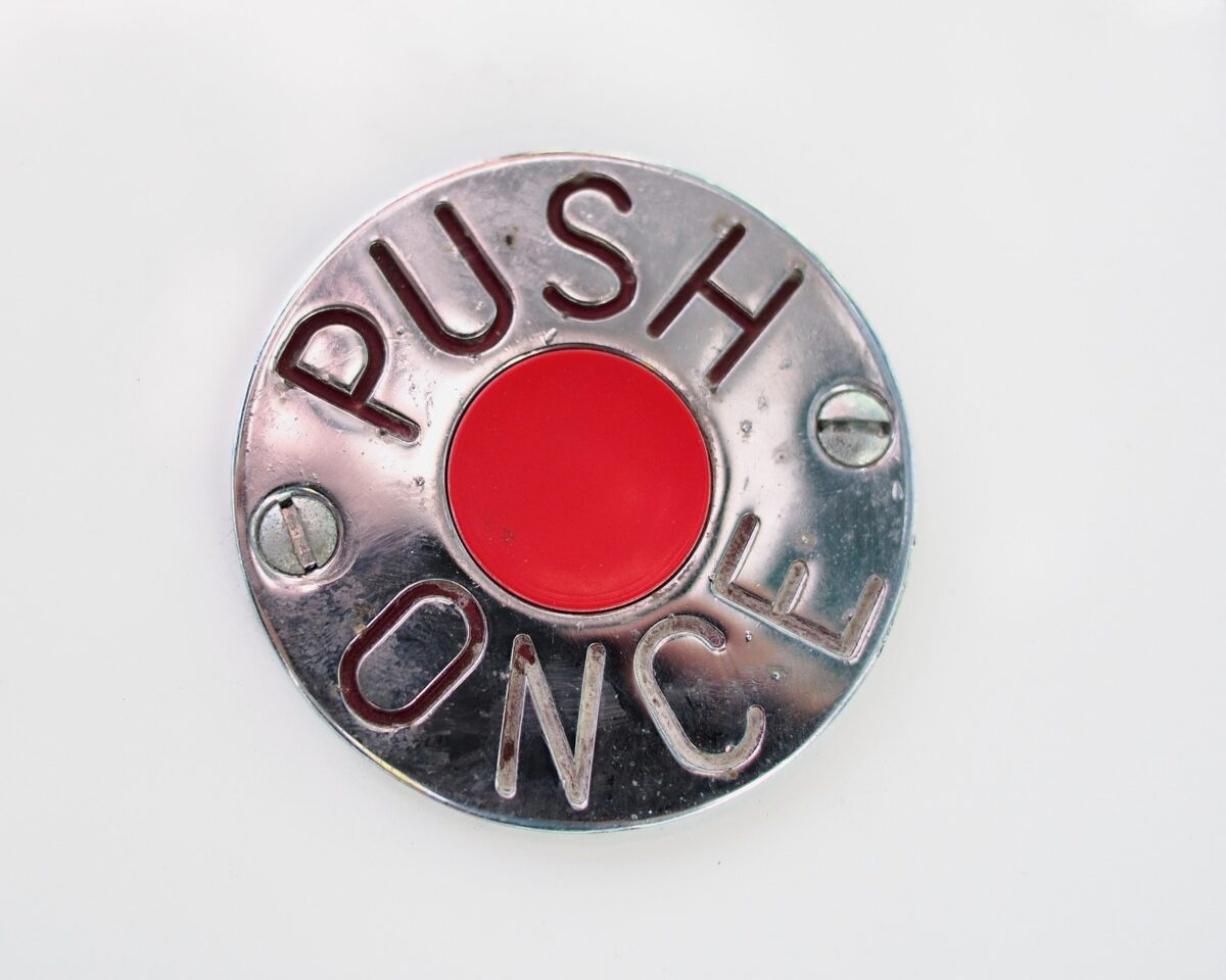 Push once knop