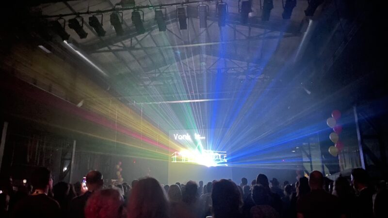 Theater de Kampanje - lichtshow - foto Jesse Weel