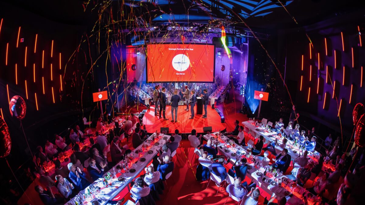Gooiland awardshow op podium - Photo