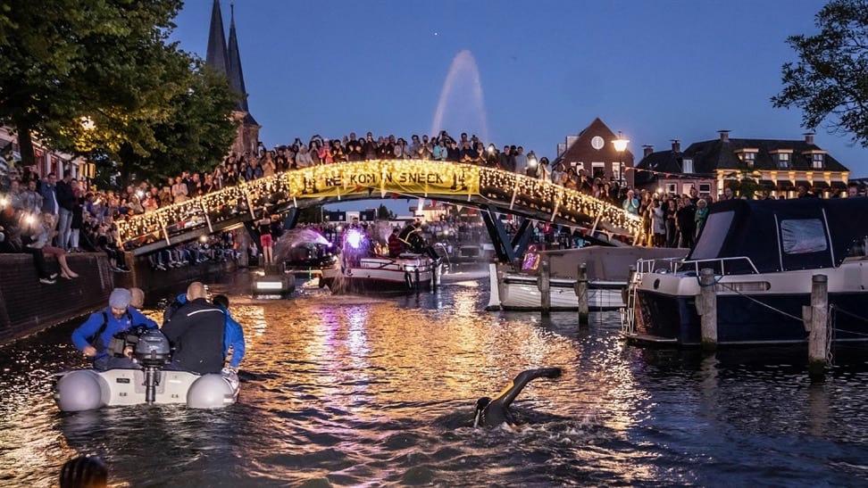 Maarten van der Weijden - Elfstedenzwemtocht - beeld eventmakers