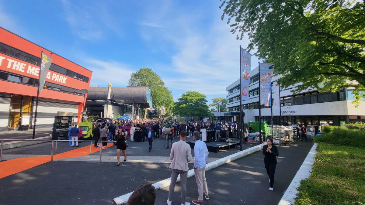 SAN feest Joop van den Endeplein Media Park Studio 21