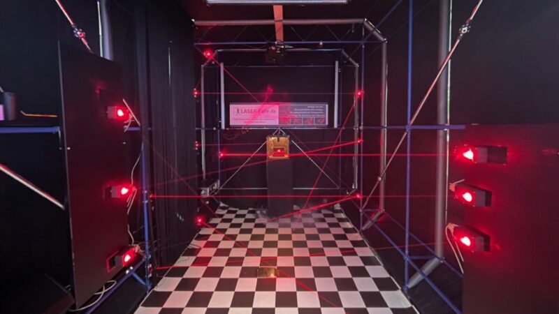 Laser Maze teambuilding laserstralen